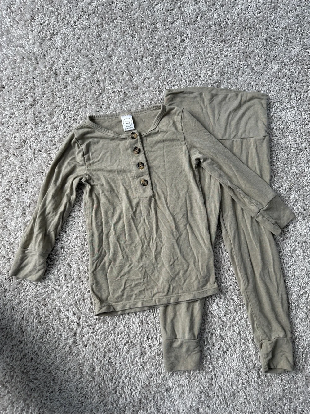 Lou Lou & Company Tan Top and Bottom Set